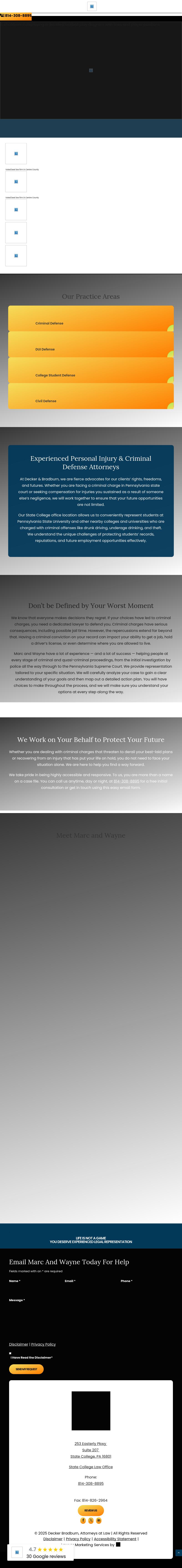 Decker Bradburn, Attorneys at Law - State College PA Lawyers