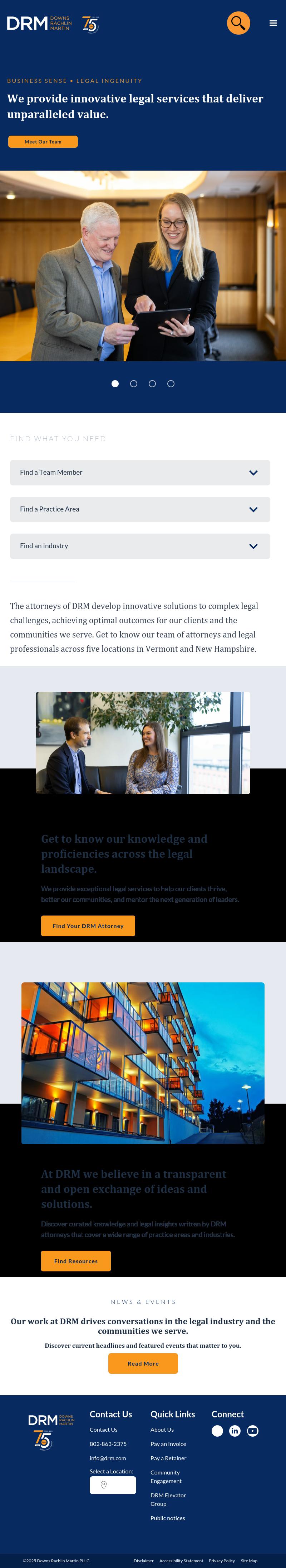 Downs Rachlin Martin PLLC - Burlington VT Lawyers