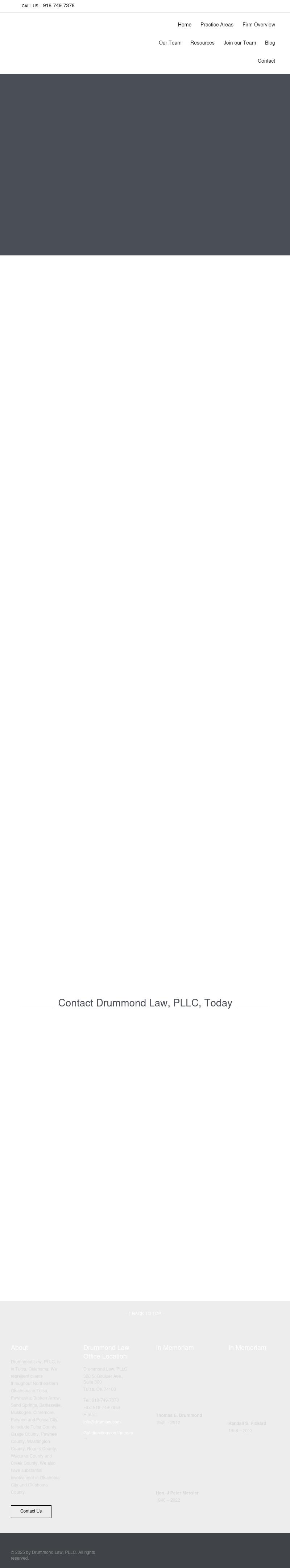 Drummond Law, PLLC - Tulsa OK Lawyers