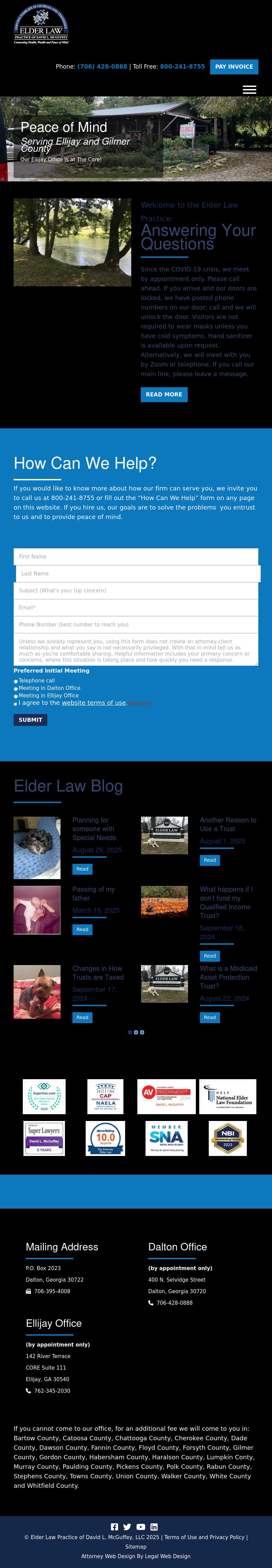 Elder Law Practice of David L. McGuffey - Dalton GA Lawyers