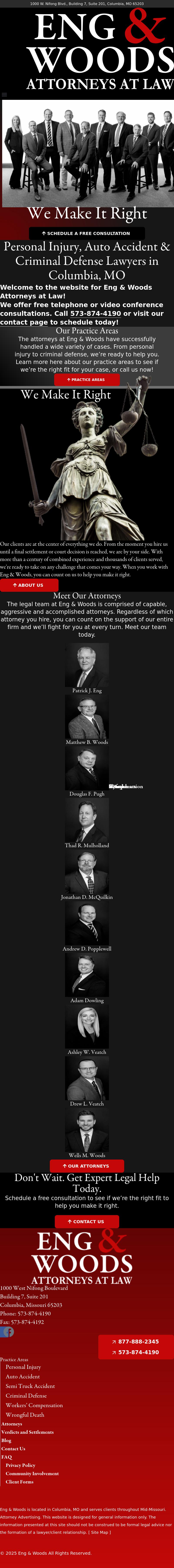 Eng & Woods Attorneys At Law - Columbia MO Lawyers