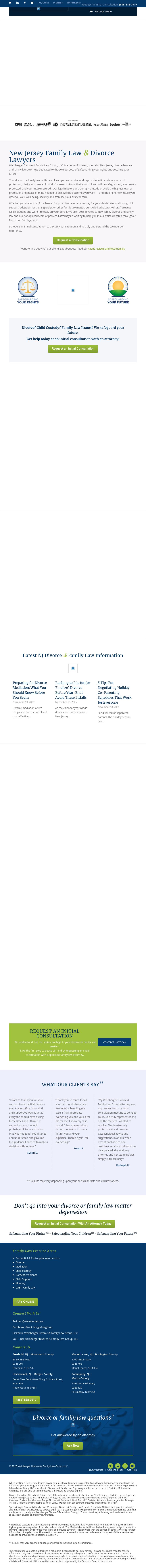 Weinberger Divorce & Family Law Group - Hackensack NJ Lawyers