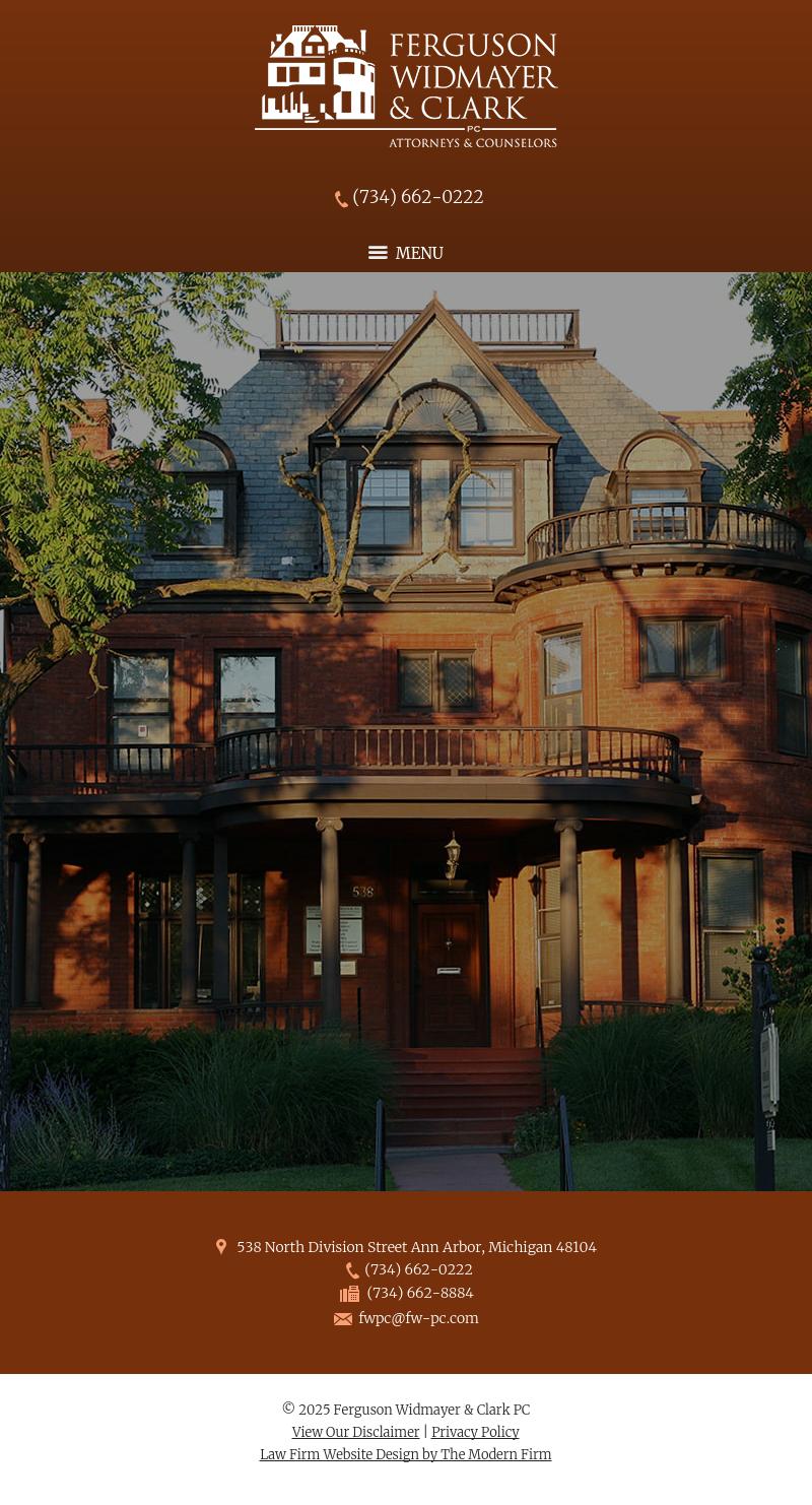 Ferguson Widmayer PC - Ann Arbor MI Lawyers