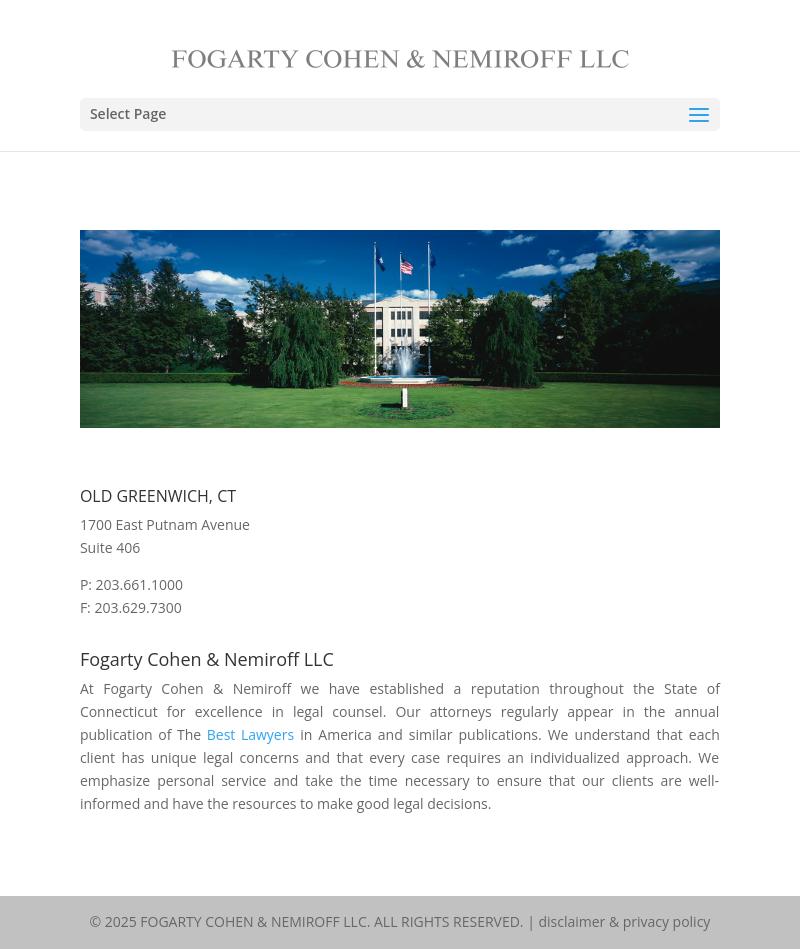 Fogarty Cohen Selby & Nemiroff LLC - Old Greenwich CT Lawyers