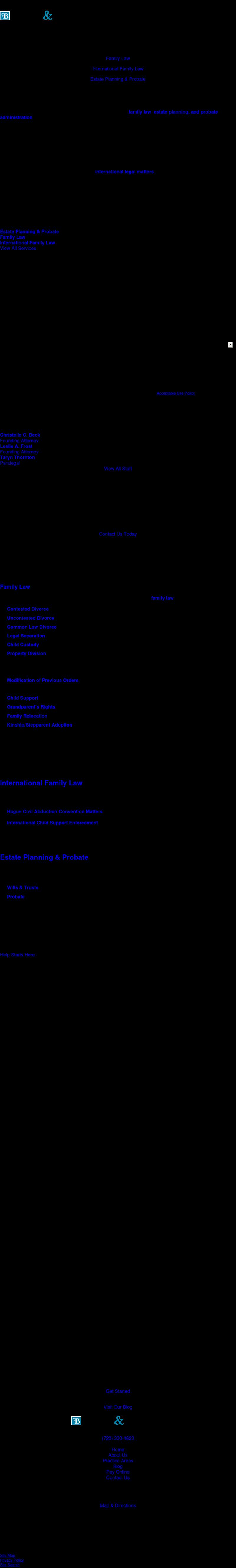 Frost & Beck PC - Boulder CO Lawyers