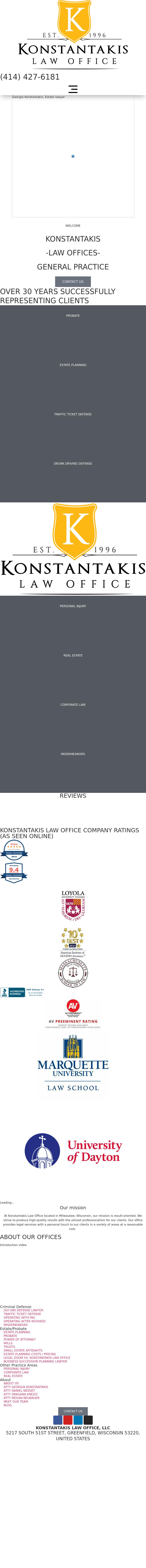 Georgia L. Konstantakis - Greendale WI Lawyers