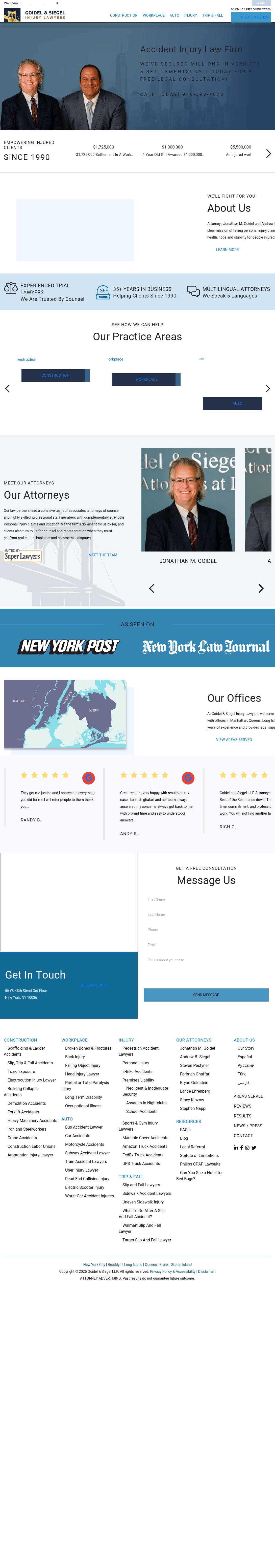 Goidel & Siegel LLP - New York NY Lawyers