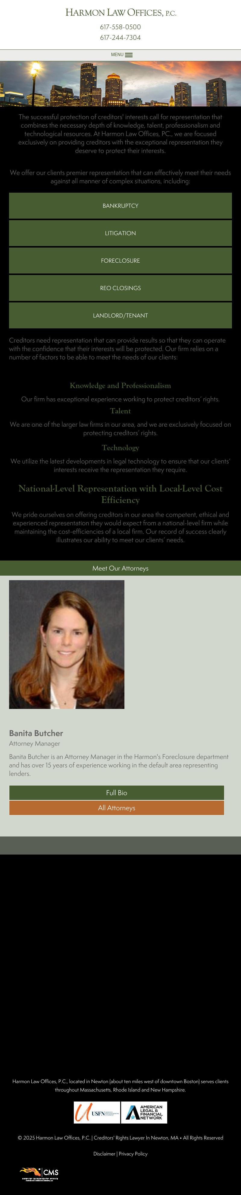 Harmon Law Offices, P.C. - Newton MA Lawyers