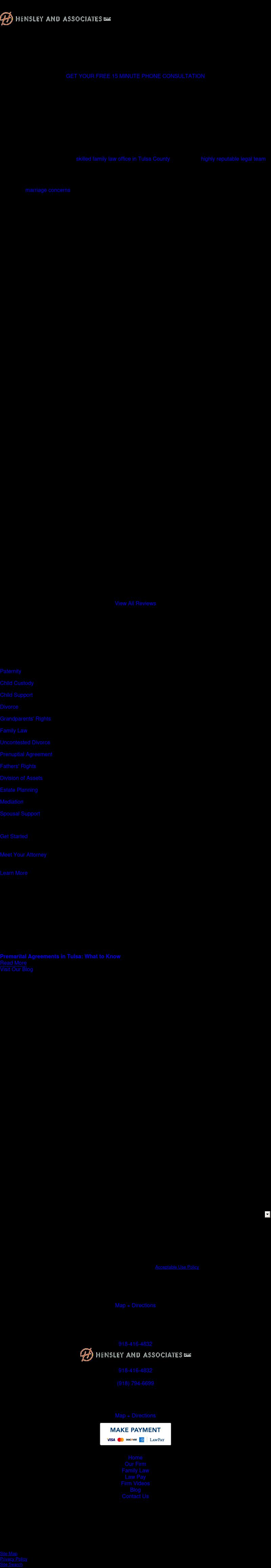 Hensley Legal Services, PLLC - Tulsa OK Lawyers