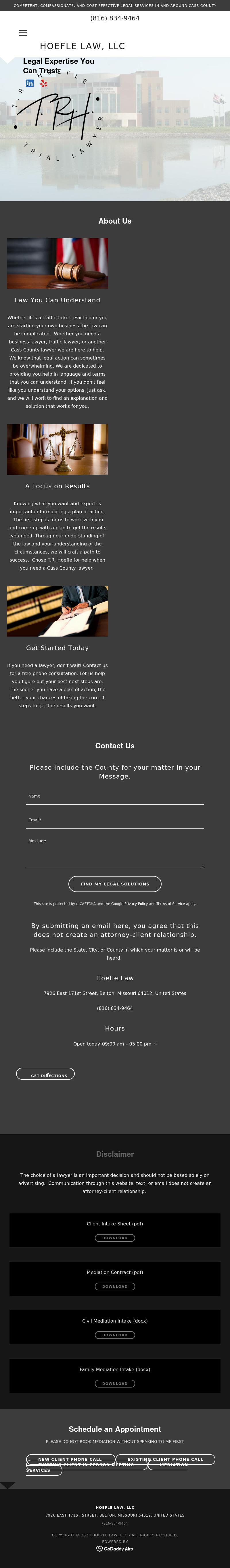 Hoefle Law LLC - Belton MO Lawyers