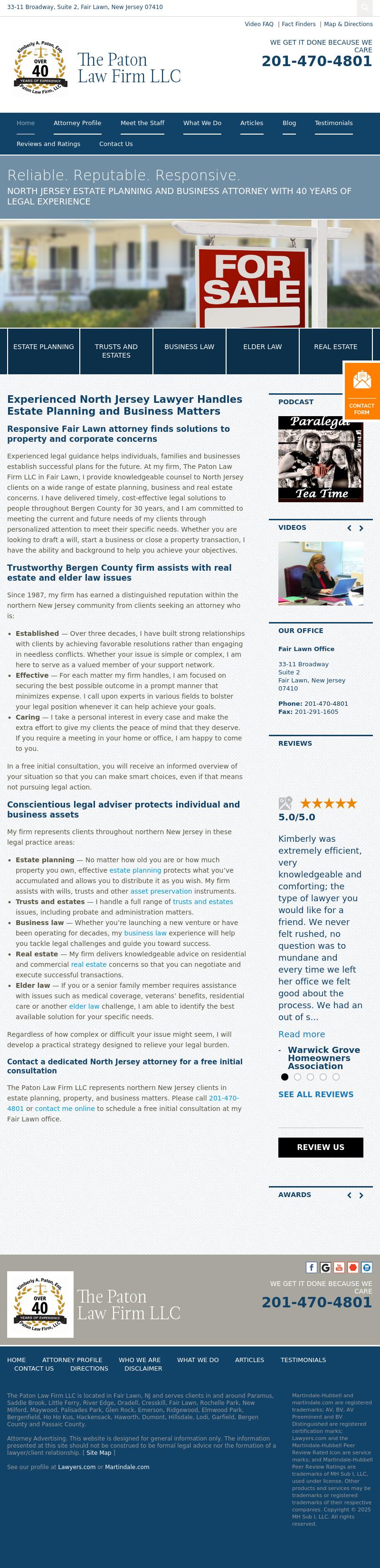 Kimberly A. Paton - Paramus NJ Lawyers