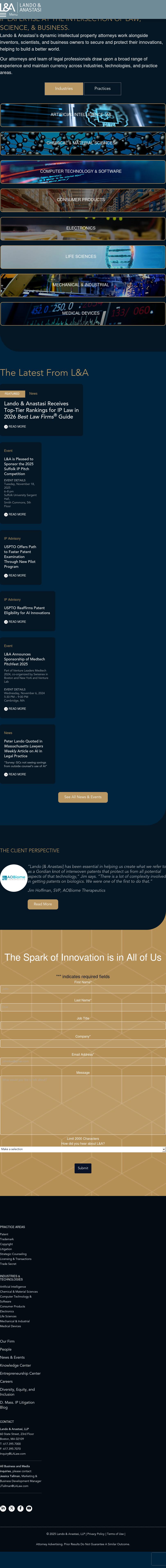 Lando & Anastasi, LLP - Cambridge MA Lawyers