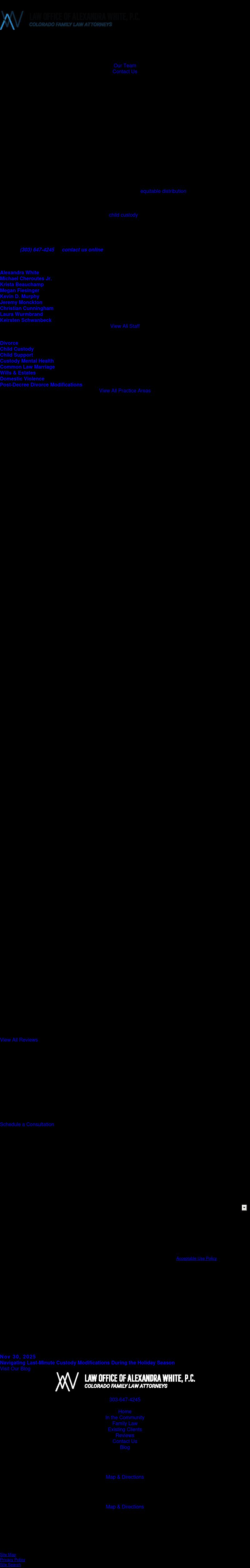 Law Office of Alexandra White, PC - Boulder  CO Lawyers