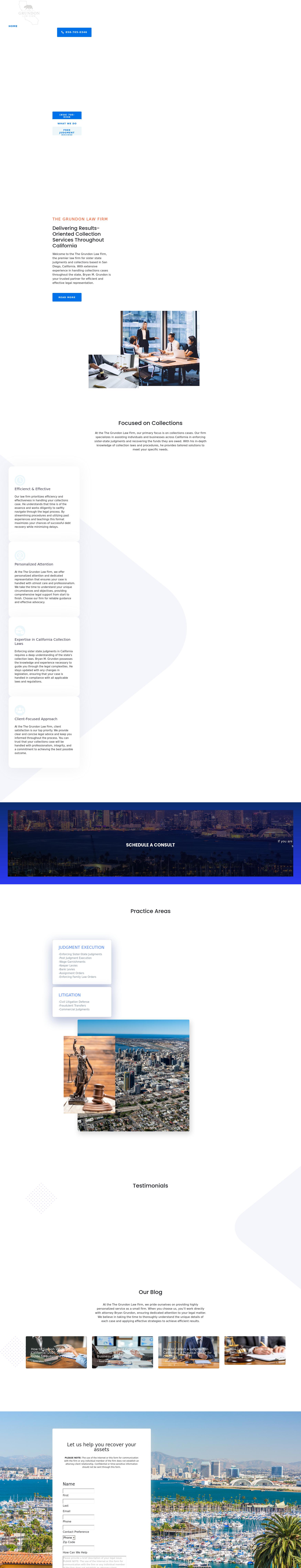 Law Office of Bryan M. Grundon - San Diego CA Lawyers