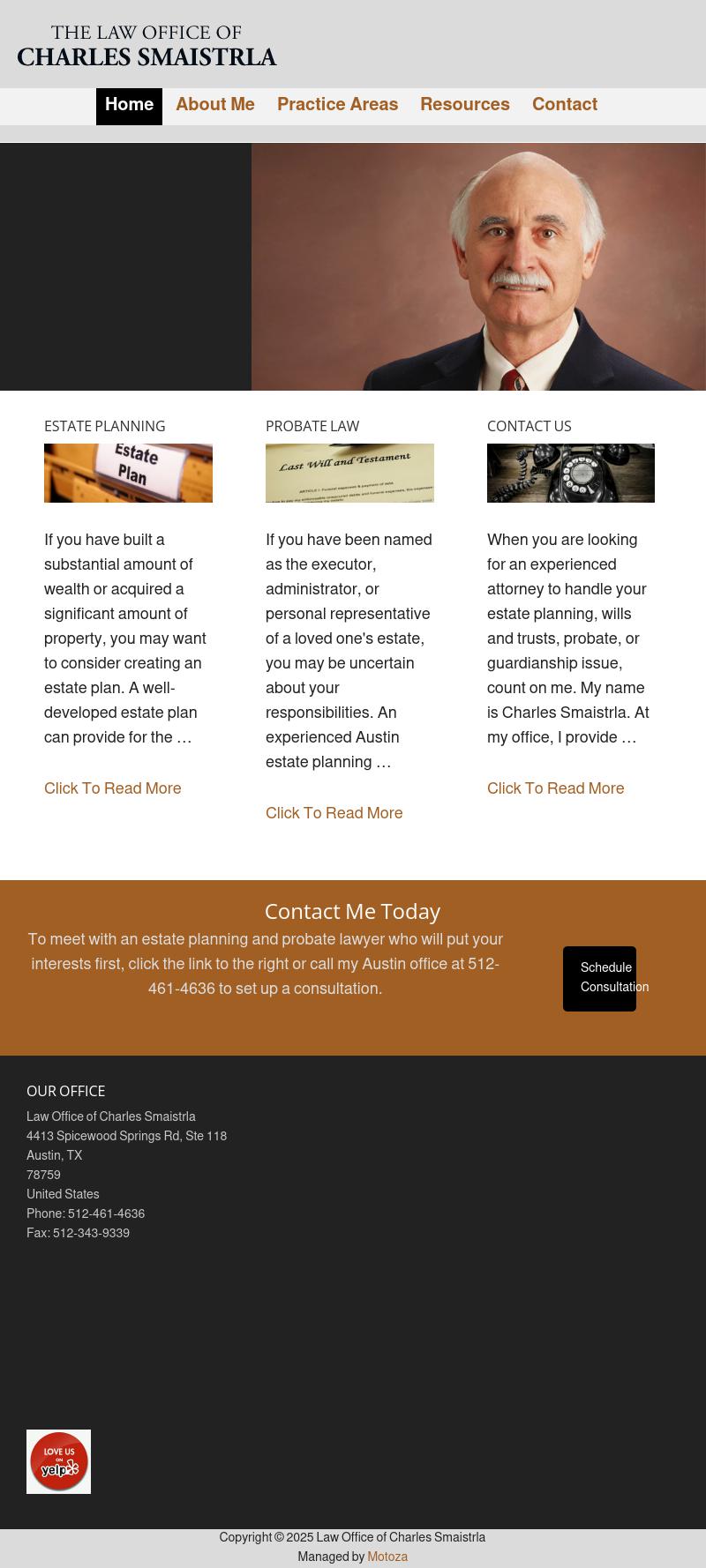 Law Office of Charles Smaistrla - Austin TX Lawyers