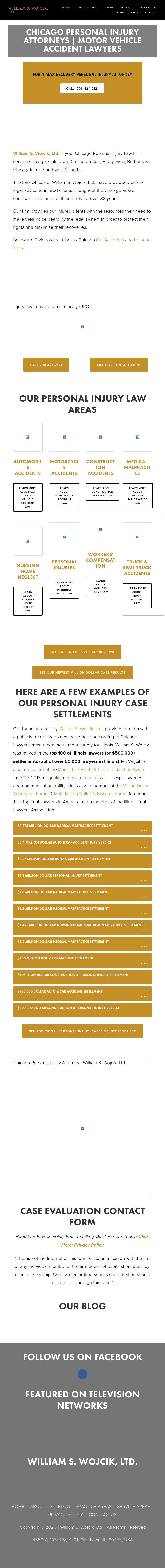 Law Office of William S. Wojcik, Ltd. - Oak Lawn IL Lawyers