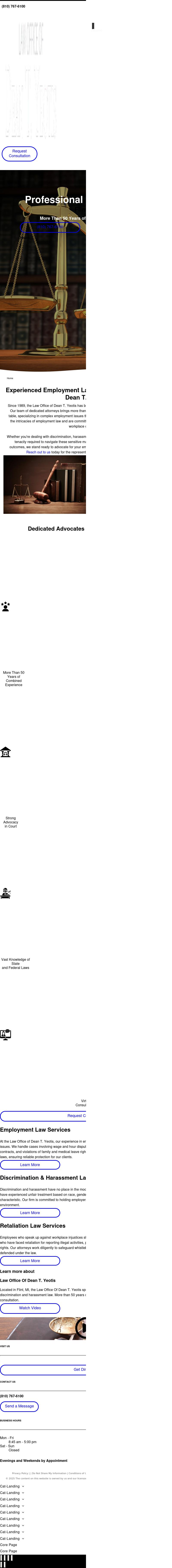 Law Offices of Dean T. Yeotis - Flint MI Lawyers