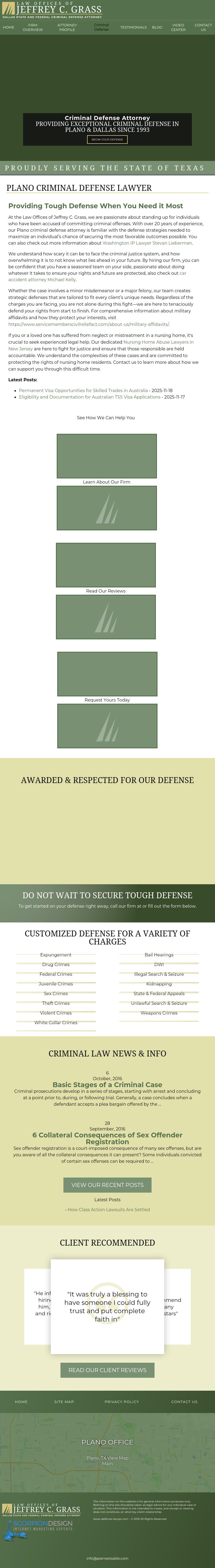 Law Offices of Jeffrey C. Grass - Dallas TX Lawyers