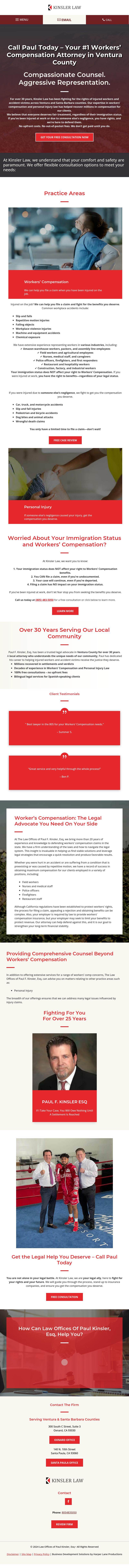 Law Offices of Paul F. Kinsler - Santa Maria CA Lawyers