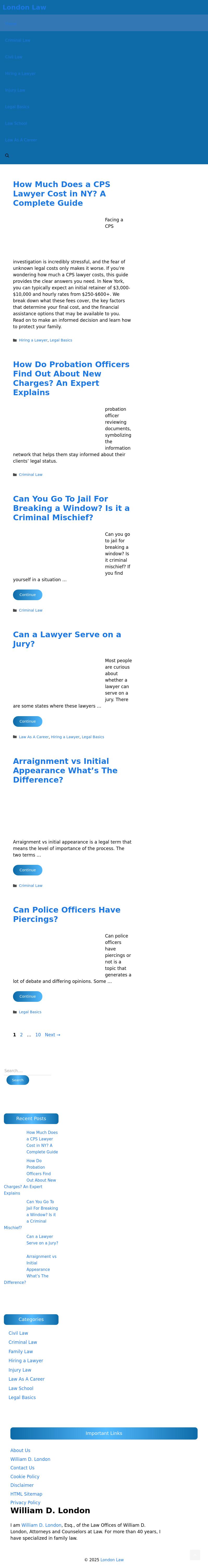 Law Offices of William D. London - White Plains NY Lawyers