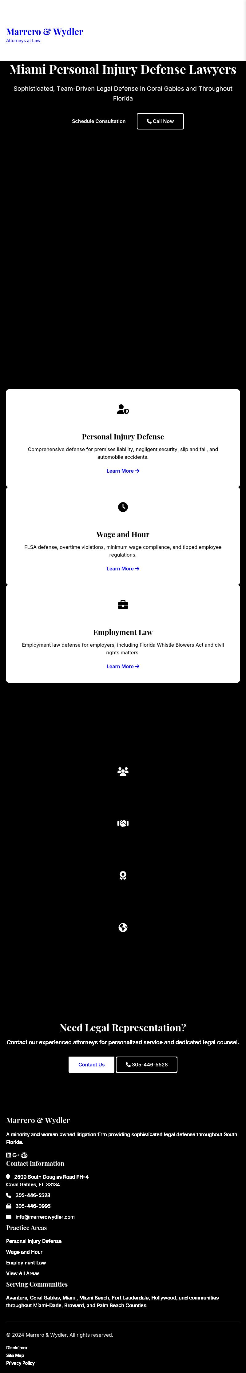 Marrero & Wydler - Coral Gables FL Lawyers