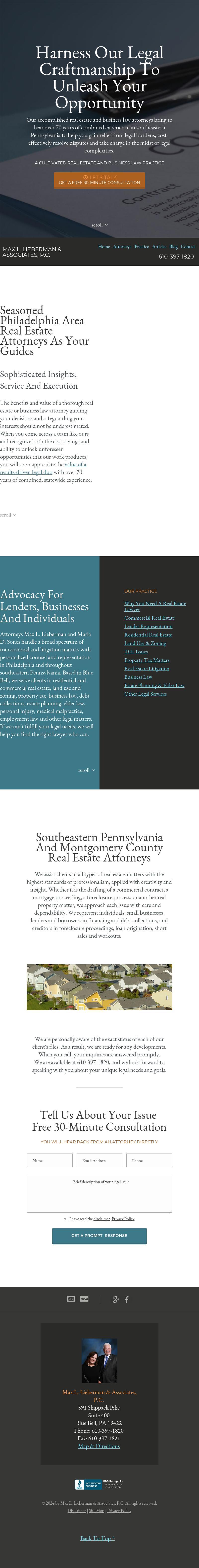 Max L. Lieberman & Associates, P.C. - Blue Bell PA Lawyers