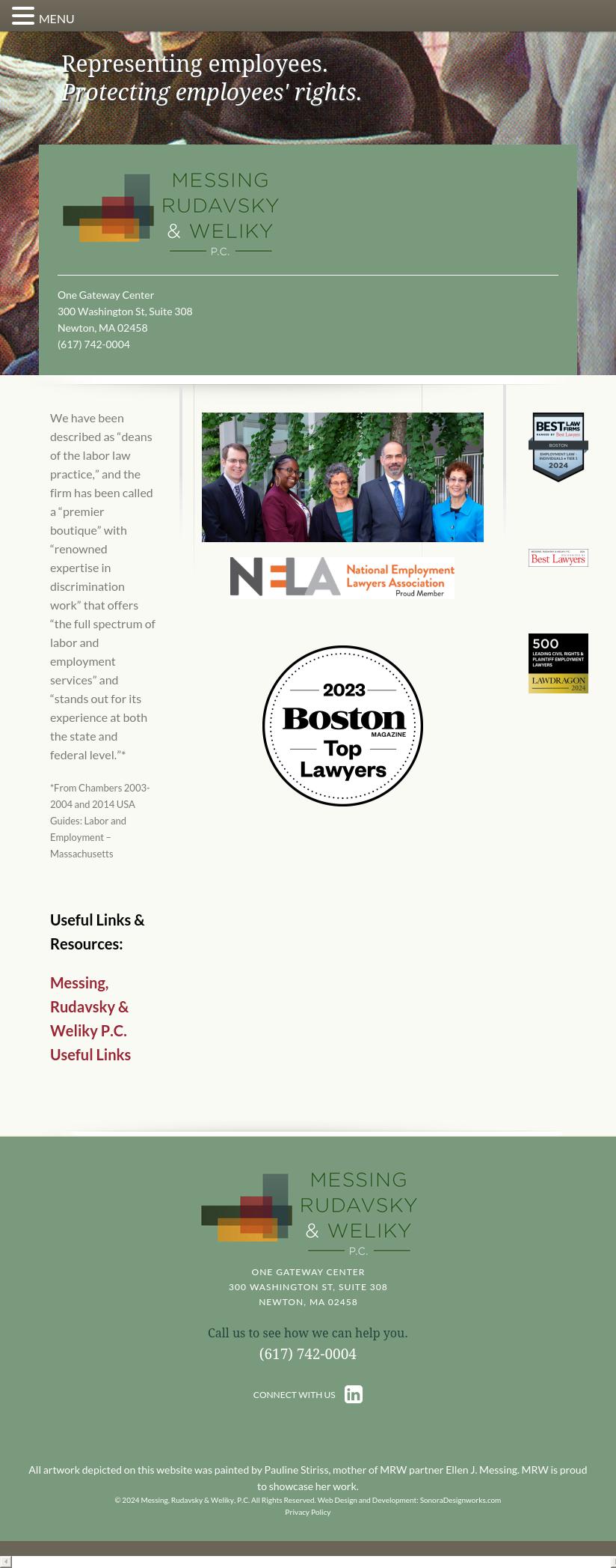 Messing, Rudavsky & Weliky, P.C. - Boston MA Lawyers