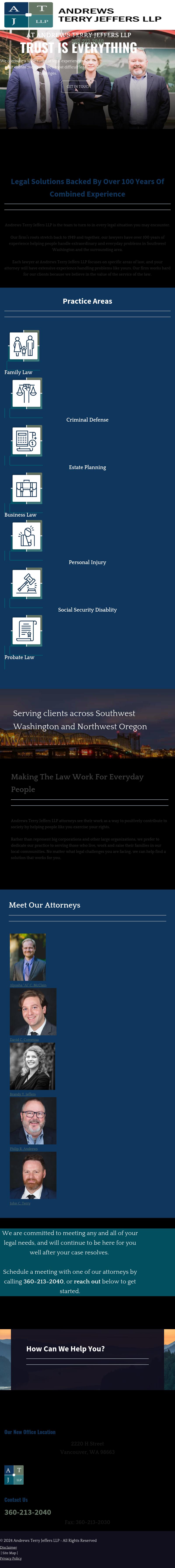 Morse Bratt Andrews & Foster PLLC - Vancouver WA Lawyers