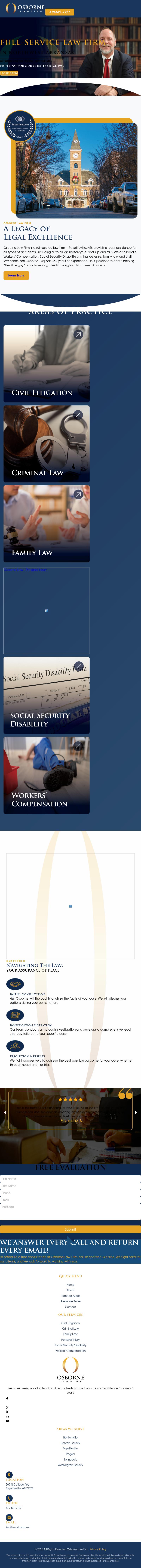 Osborne  Law Firm - Fayetteville AR Lawyers