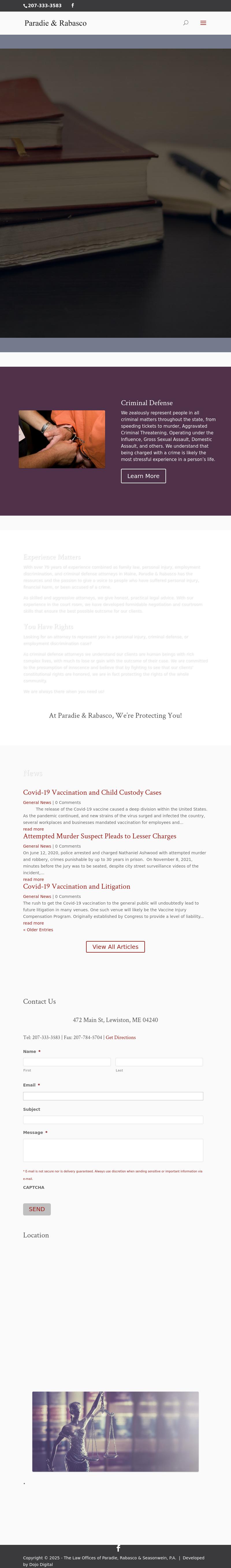 Paradie Sherman Walker & Worden - Lewiston ME Lawyers