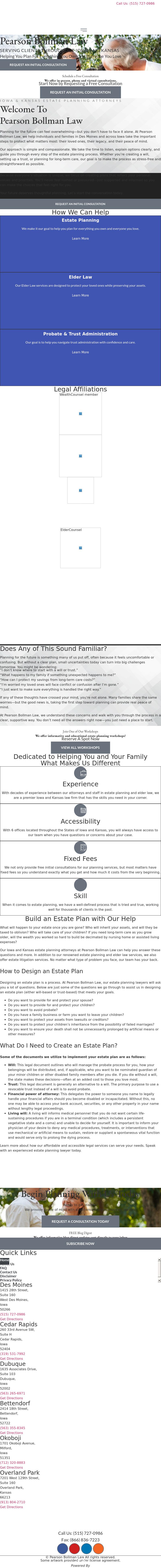 Pearson Bollman Law - West Des Moines IA Lawyers