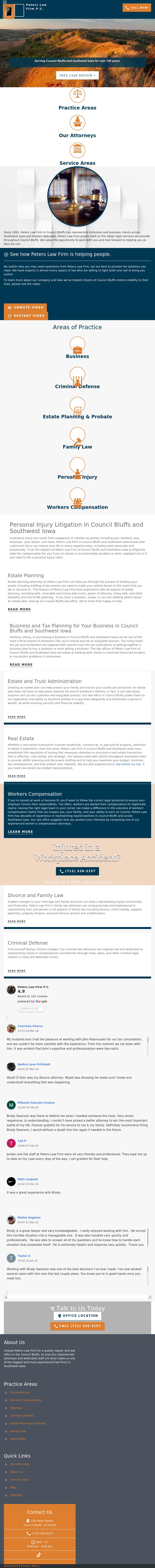 Peters, Law, Firm, P.C. - Glenwood IA Lawyers