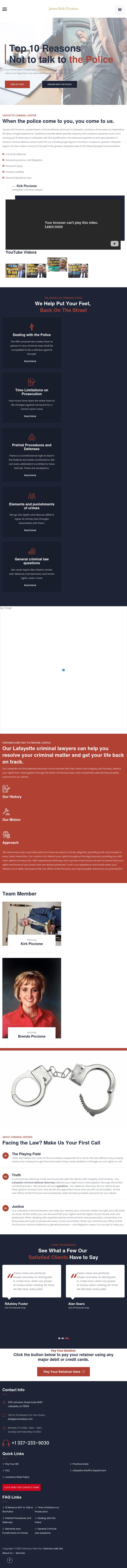 Piccione & Piccione - Lafayette LA Lawyers