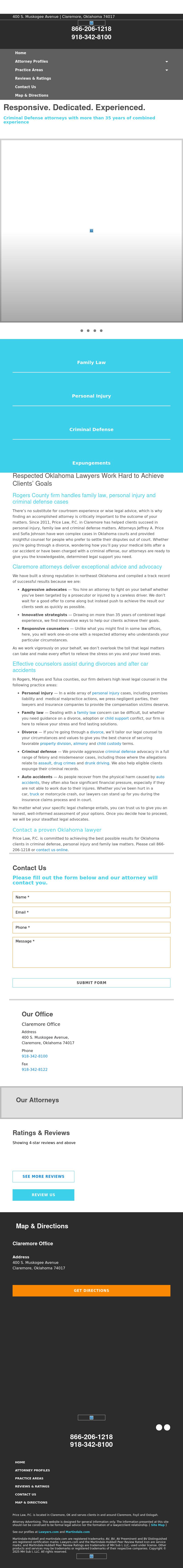 Price & Sears, P.C. - Claremore OK Lawyers