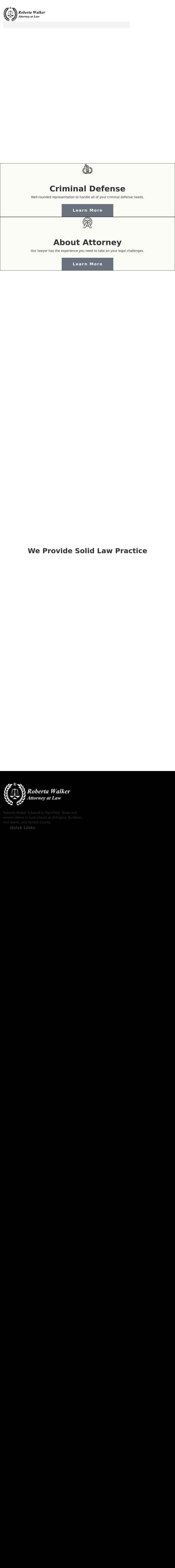 Roberta Walker, Attorney at Law - Mansfield TX Lawyers