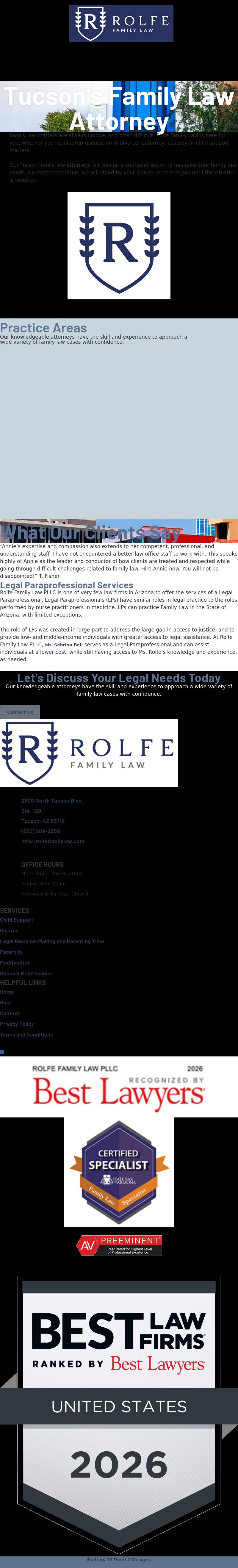 Rolfe Hinderaker, PLLC - Tucson AZ Lawyers