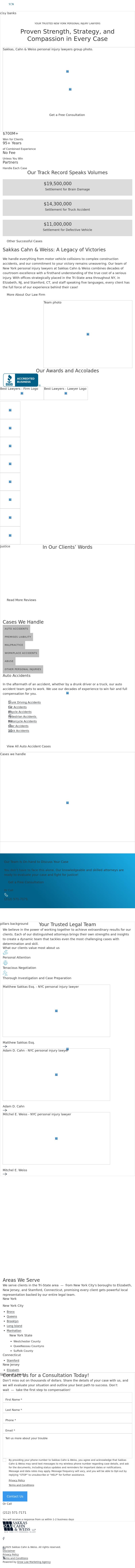 Sakkas, Cahn & Weiss, LLP - Fair Lawn NJ Lawyers