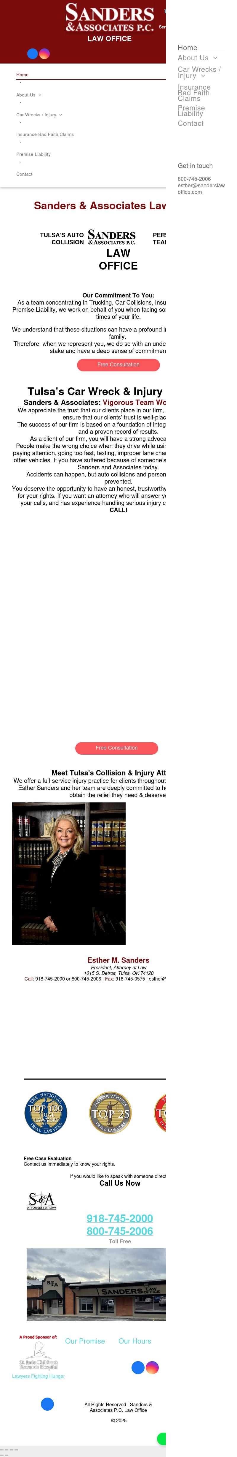 Sanders & Associates, P.C. - Tulsa OK Lawyers