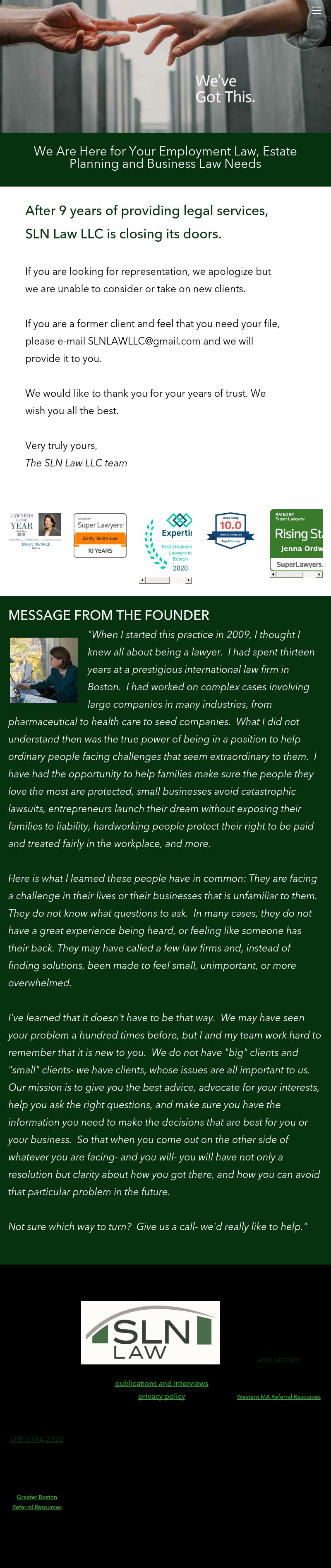 Smith Lee Nebenzahl LLP - Sharon MA Lawyers