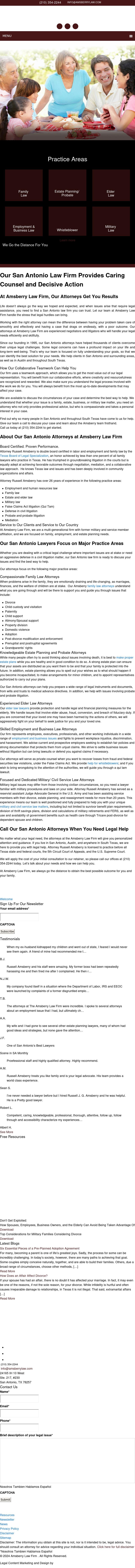 The Amsberry Law Firm - San Antonio TX Lawyers