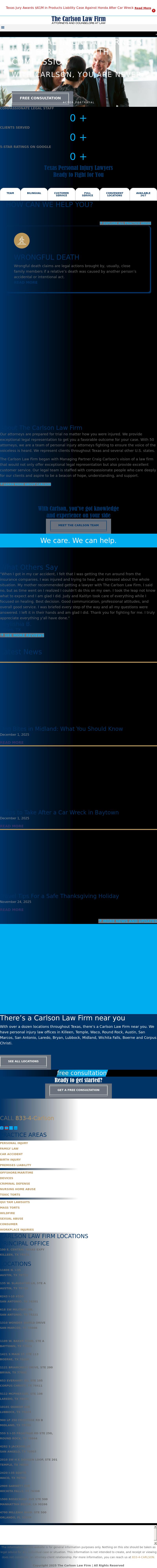 The Carlson Law Firm - Laredo TX Lawyers