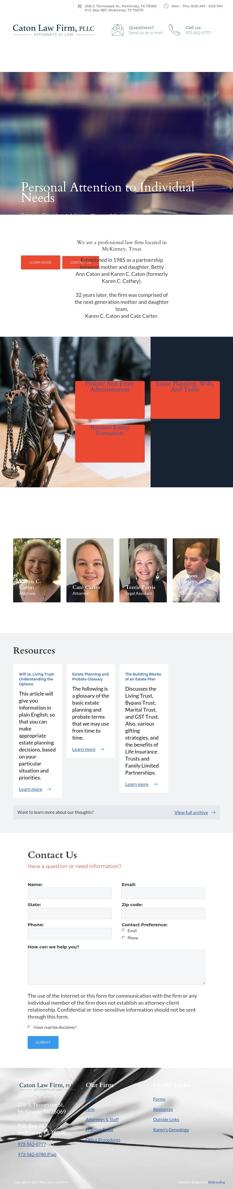 The Caton Law Firm PLLC - McKinney TX Lawyers