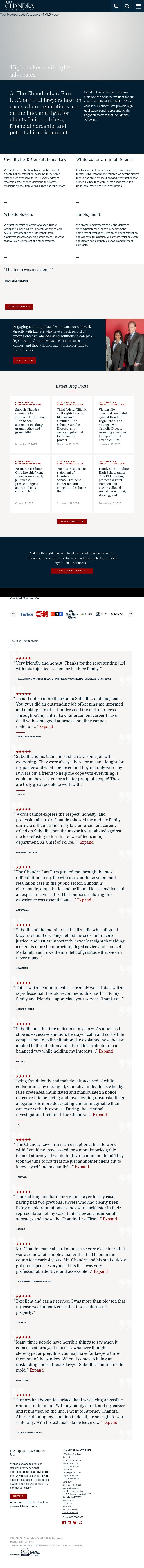 The Chandra Law Firm LLC - Cleveland OH Lawyers