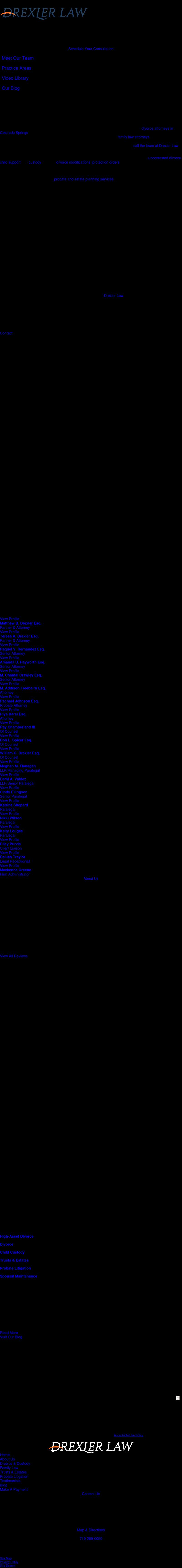 The Drexler Law Group, LLC - Colorado Springs CO Lawyers