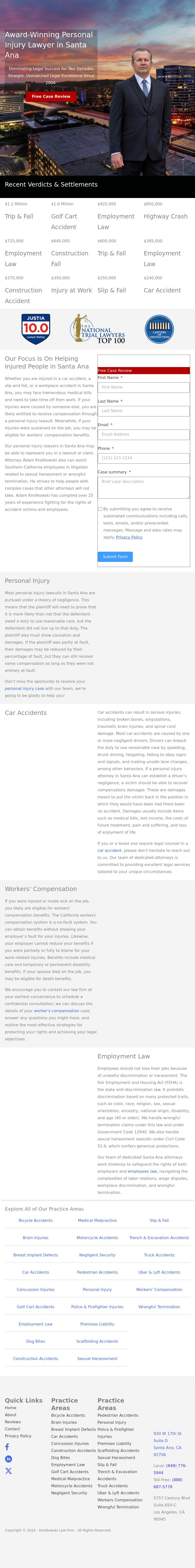 The Krolikowski Law Firm - Irvine CA Lawyers