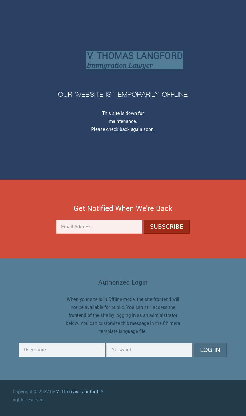 V. Thomas Langford - Benicia CA Lawyers