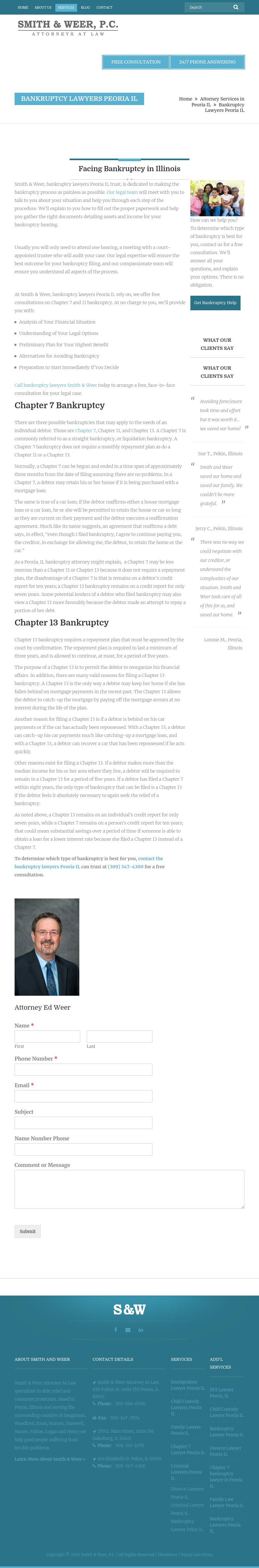 W. Edgar Weer, Jr. - Galesburg IL Lawyers