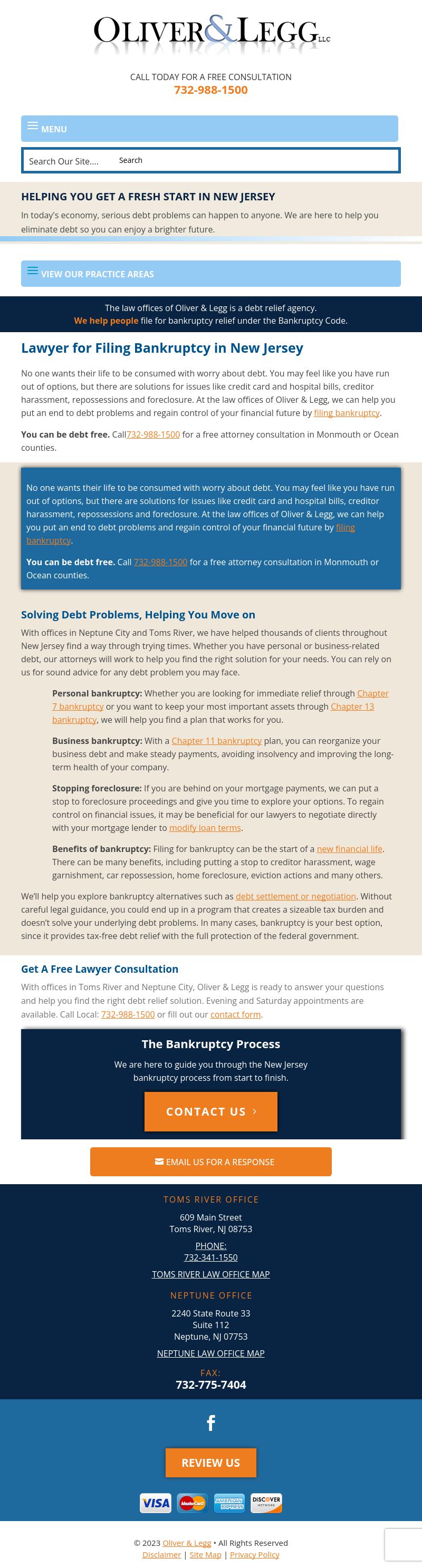 William H. Oliver, Jr. & Associates - Neptune NJ Lawyers