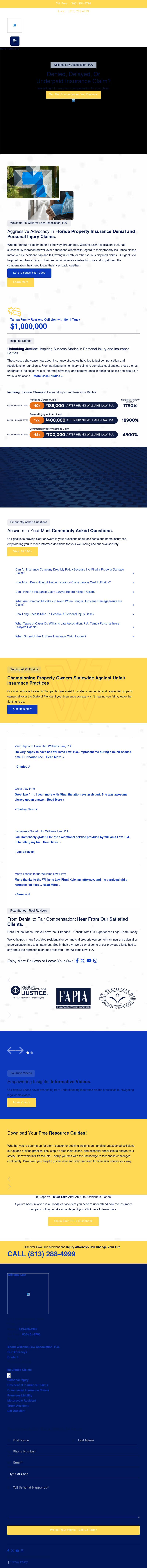 Williams Law Association, P.A. - Brandon FL Lawyers