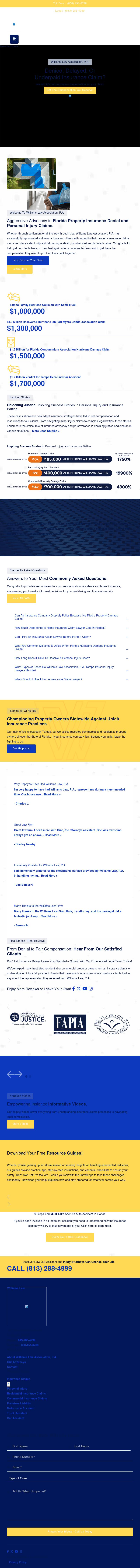 Williams Law, P.A. - Tampa FL Lawyers